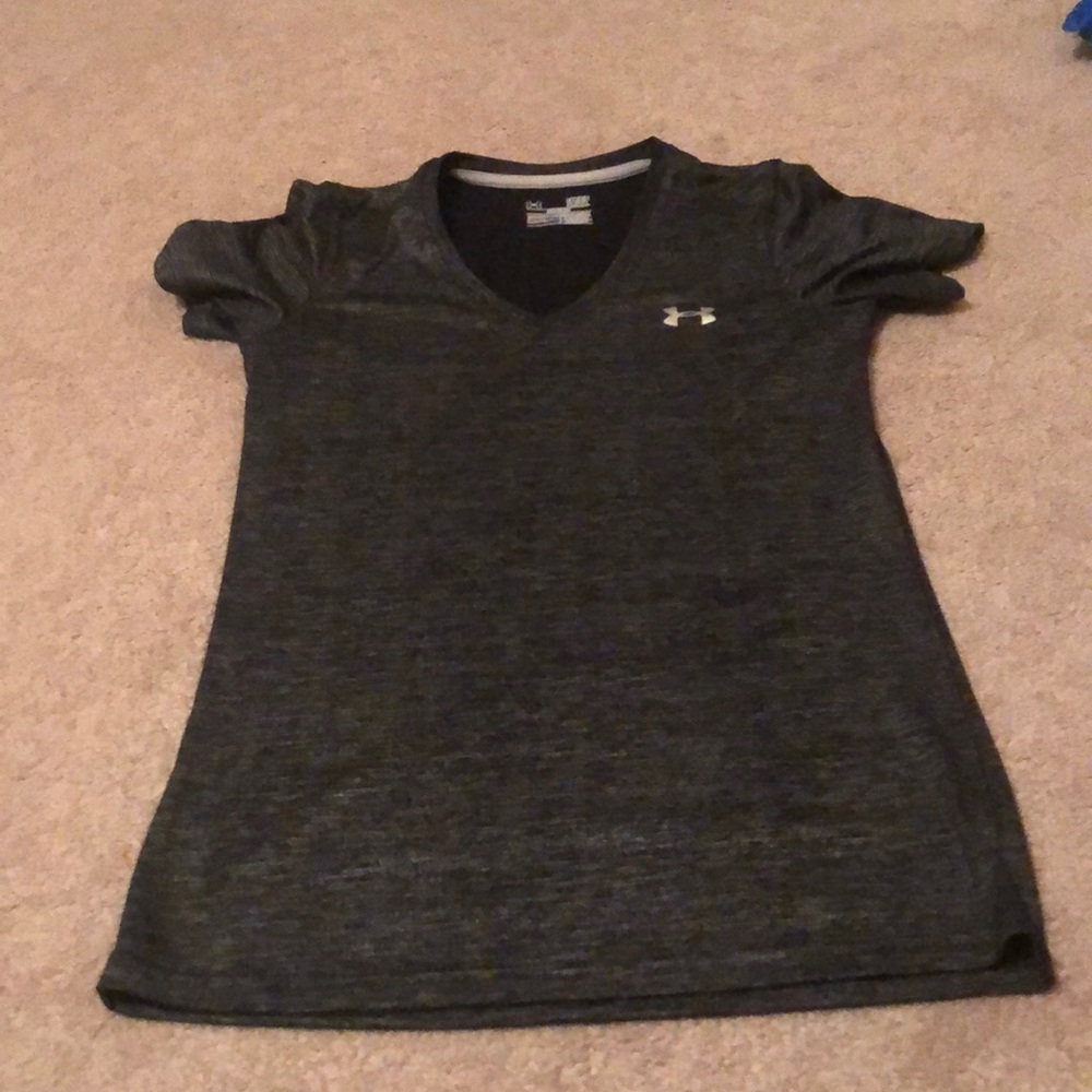 A under armor black and grey glitter shirt